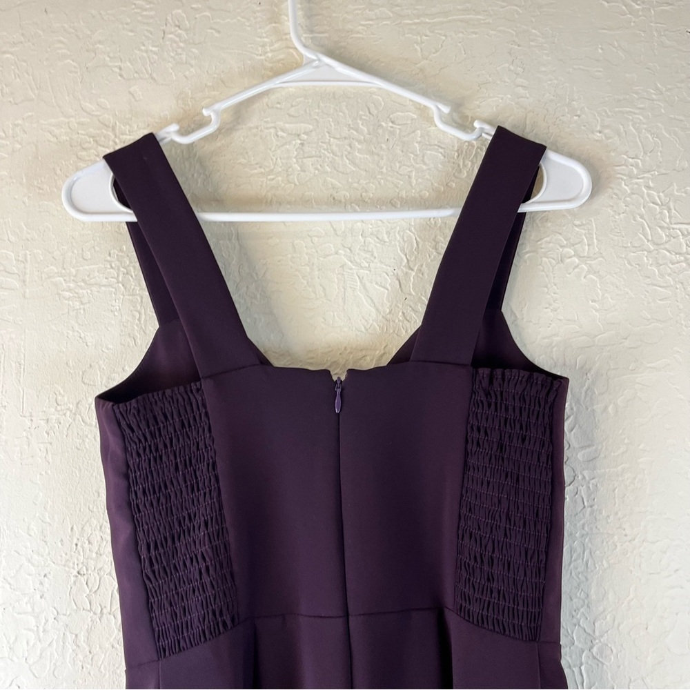 Amanda Uprichard Primrose Mini Dress in Black Cherry - Picture 10 of 13